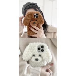 トイプードル ぬいぐるみ iPhoneケース ...の詳細画像1