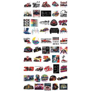 F1 ステッカー 50枚セット PVC 防水 ...の詳細画像1