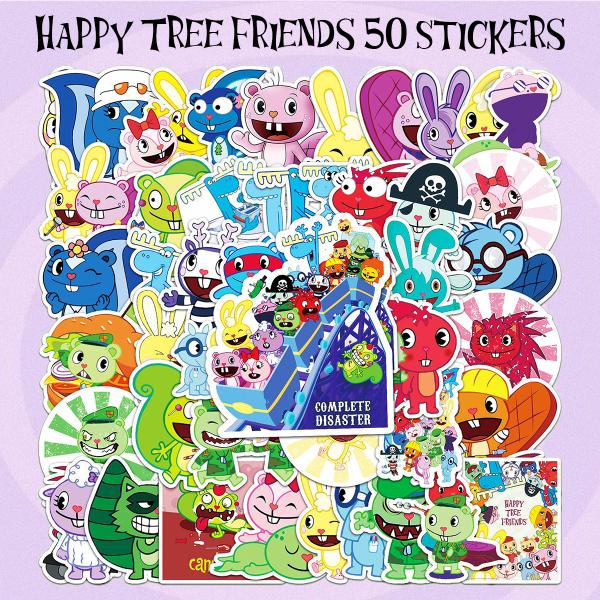 Happy Tree Friends ステッカー 50枚セット PVC 防水 シール ハッピーツリー...