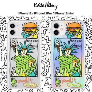 Keith Haring キースヘリング iPhoneケース クリアケース 透明 液晶フィルム付 iPhone12 iPhone12Pro iPhone12mini｜lupo