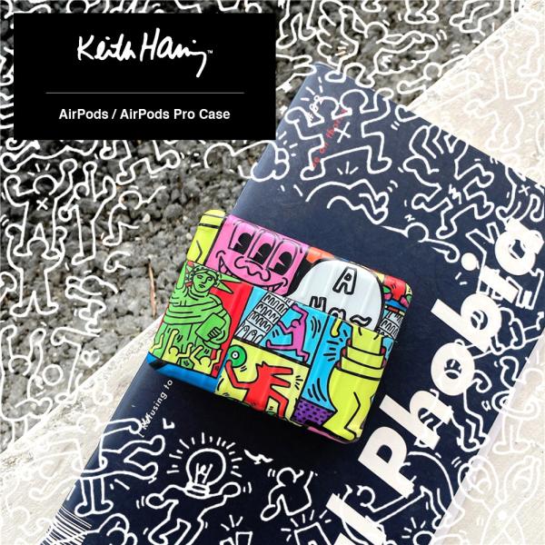 Keith Haring キースヘリング AirPods AirPods Pro ケース エアポッズ...