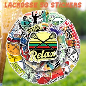 ラクロス ステッカー 50枚セット PVC 防水 シール Lacrosse スポーツ