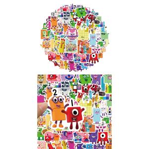 ナンバーブロックス ステッカー 50枚セット ...の詳細画像2