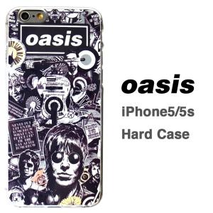 SALE Oasis iPhone5s iPhone SE クリアケース 液晶フィルム付き オアシス ロック バンド アイフォンケース｜lupo