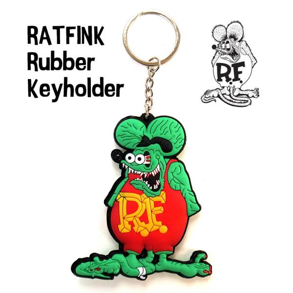 RATFINK ラットフィンク ラバー キーホルダー キーリング アクセサリー 雑貨 キャラクター