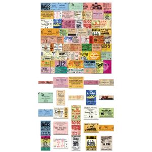 洋楽 ロックバンド ライブ チケット ステッカ...の詳細画像1