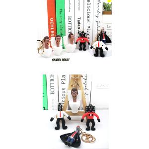 スキビディトイレ キーホルダー キーリング S...の詳細画像1