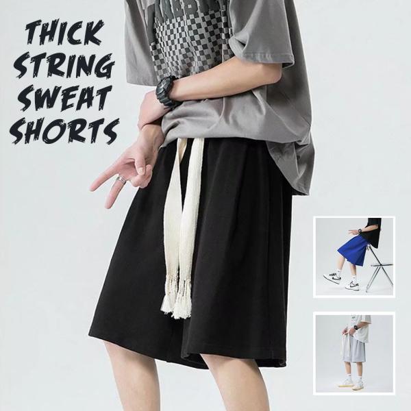 SALE ビッグ ドローコード スウェット ショートパンツ ハーフパンツ 短パン ショーツ  大きめ...