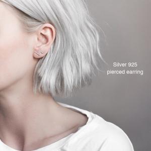 シルバーフープピアス 2個セット メンズ フープピアス 2個セット リング ピアス アクセサリー