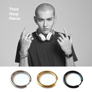 メンズ フープピアス 2個セット リング ピアス アクセサリー