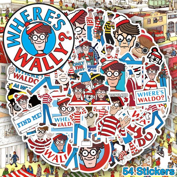 ウォーリーをさがせ！ ステッカー 54枚セット 絵本 海外 謎解き 児童文学 児童書 子供 幼児 ア...