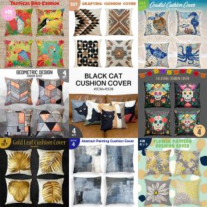 マリン柄 クッションカバー 45×45cm 全9種 コースタル マリーン NAVY