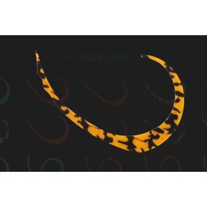 ジャッカル ビンビンスイッチネクタイ マイクロカーリー ワイド #F118シマシマオレンジ