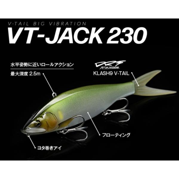 「期間限定」フィッシュアロー×DRT VT-JACK ブイティージャック230 80g 230mm