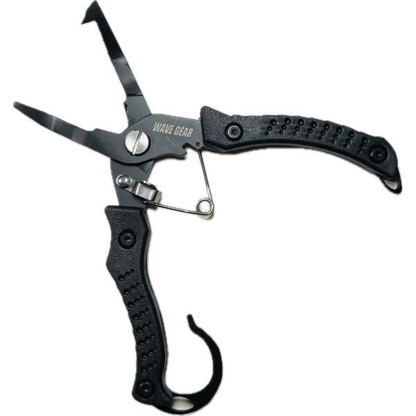 ウェーブギア フィッシュゲームプライヤー ロック付き スプリットリングオープナー KP-518