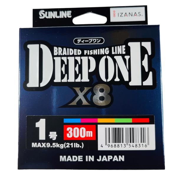 サンライン ディープワン×8　300ｍ　1号　SUNLINE 8本組 PEライン DEEP ONE ...