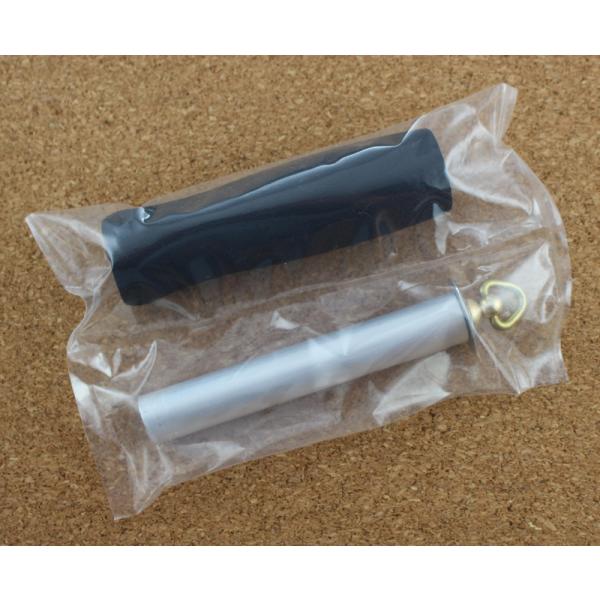 ブライトリバー　SSラバー黒 ドロップリングソリッドブラス　握り部分のみ　チャッカー アイスポット ...