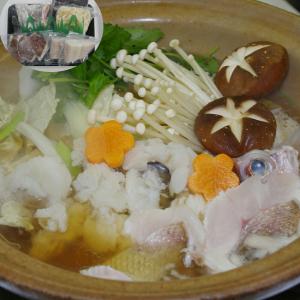 徳島   吟月   はもと鯛の鍋   はも身100g、鯛 切身・...