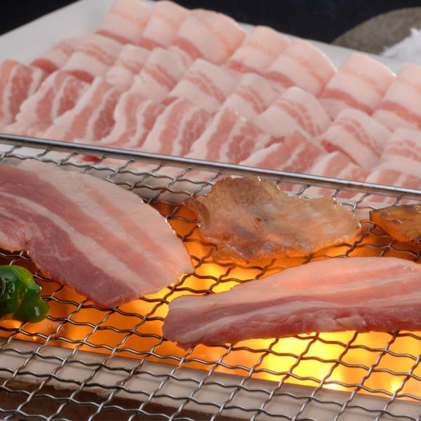 山形県食肉公社認定 山形豚    バラ焼肉用800g 400g×2