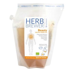 HERB BREWER Beauty(ビューティー)（オーガニック・有機JAS）【送料無料】【ポイント消化】（メディカルハーブティー・オーガニックハーバルティー）｜luruspot