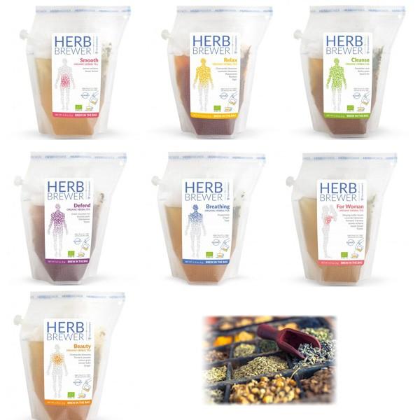 ハーブブリュワー ７点お試しセット ハーブブリューワー HERB BREWER ハーブティー 7個 ...
