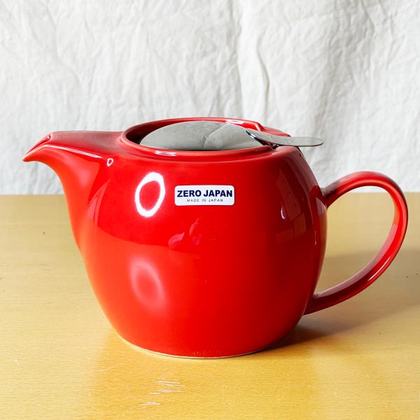 スタッカブルティーポット トマトレッド 700cc ZEROJAPAN  雅紅茶 teaware