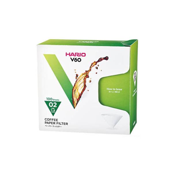 ハリオ V60 用ペーパーフィルター W 100枚 箱入り VCF-02-100WK [HARIO/...