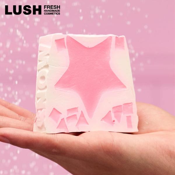 LUSH スノーフェアリー ソープ クリスマス 限定 2025 ローズ アロエベラ 固形石鹸 人気 ...