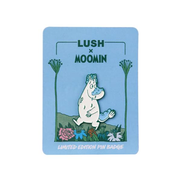 LUSH ラッシュ × ムーミン ピンバッチ 2026 限定 ヴィーガン コスメ プレゼント ラッシ...