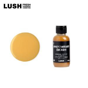 LUSH ラッシュ 公式 みつばちマーチ シャワージェル 100g ボディソープ 石鹸 プレゼント向け プチギフト はちみつ シトラス 保湿 手作り｜lush