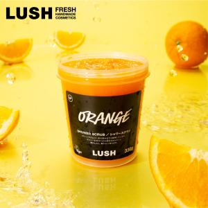 LUSH ラッシュ 公式 シトラス シャワー スクラブ 330g ボディ プレゼント向け オレンジ ソルト 角質 ツヤ マッサージ ボタニカル 手作り｜lush