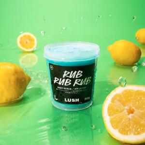 LUSH ラッシュ 公式 ソルティロック 300g ボディ スクラブ シャンプー プレゼント向け シーソルト フローラル 角質 マッサージ 手作り｜LUSH公式 ヤフー店