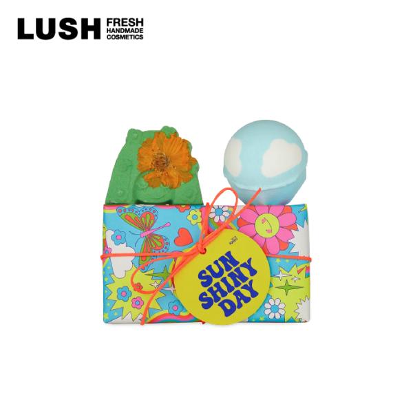 LUSH ラッシュ 公式 サン シャイニーデイ ギフト バスボム 入浴剤  母の日 プレゼント向け ...