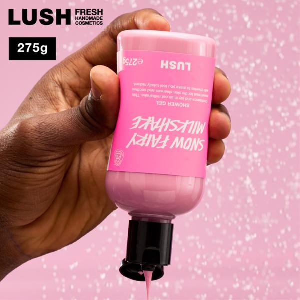 LUSH スノーフェアリーミルクシェイク シャワージェル 275g クリスマス 限定 2025 ボデ...