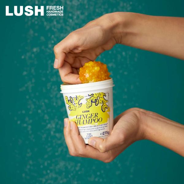 LUSH ラッシュ 公式 GIN シャンプー LUSHバージョン クレンジングシャンプー ジンジャー...