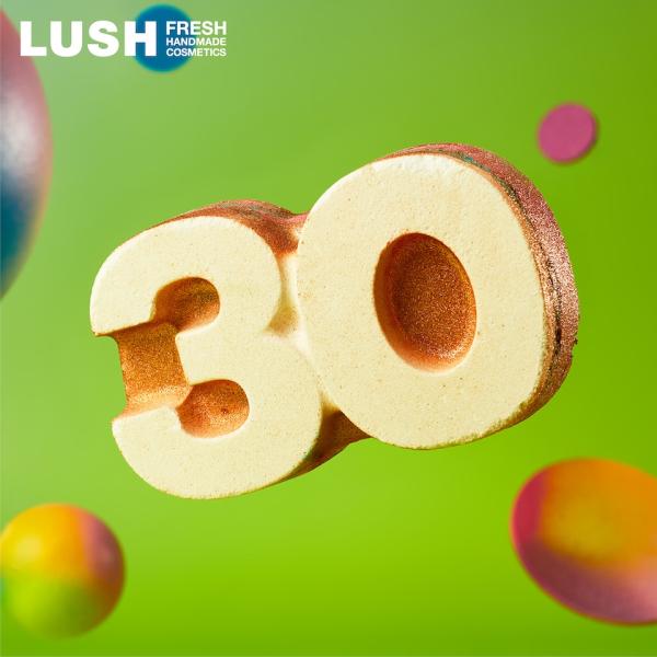 LUSH ラッシュ 公式 セレブレイト30 バスボム 入浴剤 泡風呂 プレゼント スイートオレンジ ...
