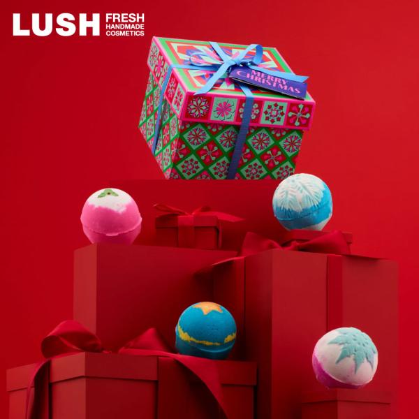 LUSH メリークリスマス ギフト クリスマス 限定 2025 プレゼント バス用品 バスボム 入浴...