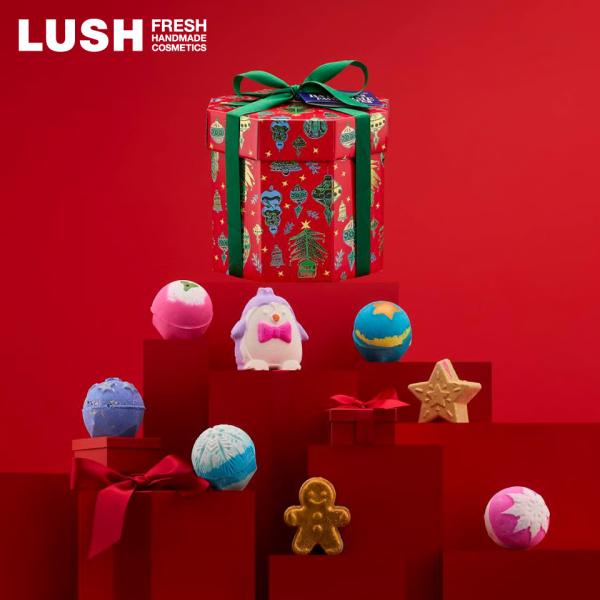 LUSH クリスマスバスタイムフェイバリット ギフト クリスマス 限定 2025 プレゼント バス用...