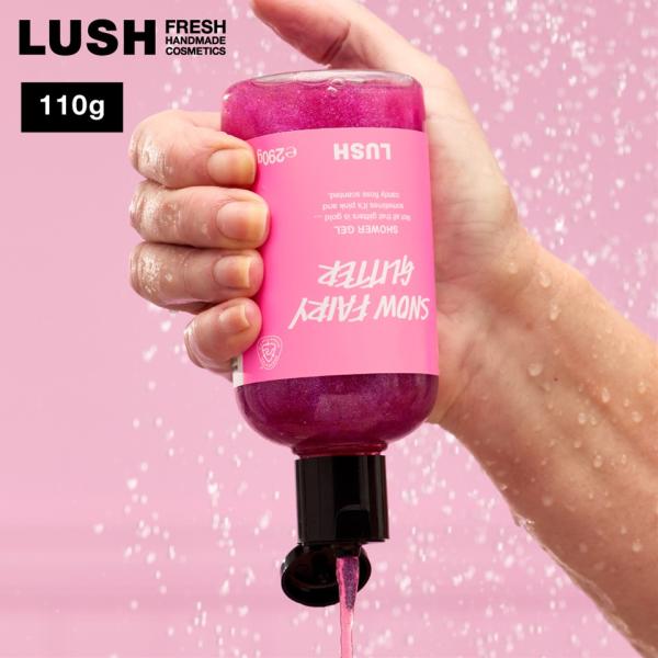 LUSH スノーフェアリーグリッター シャワージェル 110g　クリスマス 限定 2025 ボディソ...