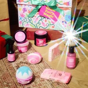 LUSH スノーフェアリー マジック ギフト ギフトセット 詰め合わせ クリスマス 数量限定 プレゼント バスボム 入浴剤 ボディケア 保湿 贅沢 ラッシュ 公式