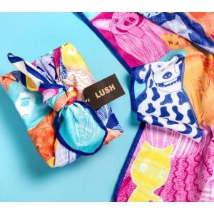 風呂敷 LUSH ラッシュ キャッツアンドドッグズ ノットラップ