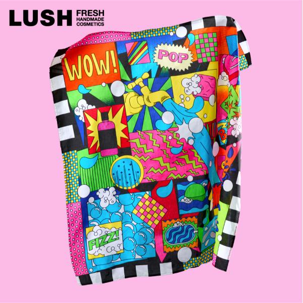 LUSH ワオ！ ノットラップ クリスマス 限定 2025 プレゼント 風呂敷 ラッピング かわいい...