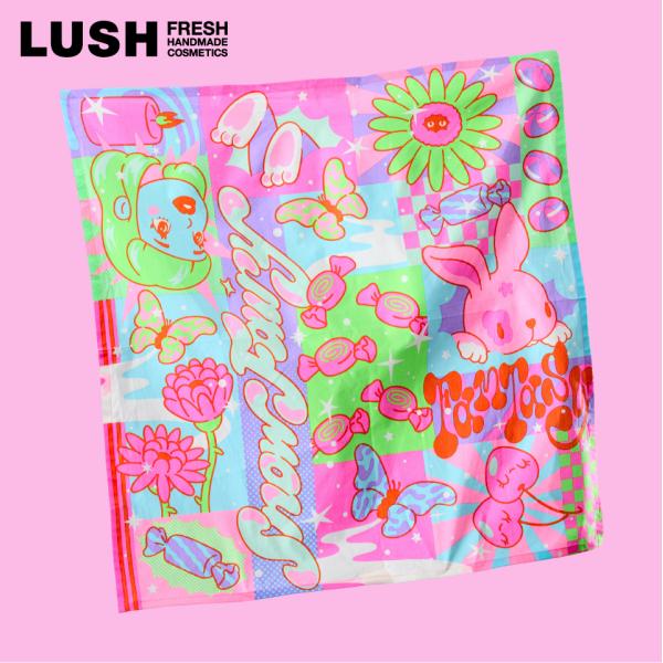 LUSH スノーフェアリー ノットラップ 限定 2025 プレゼント 風呂敷 ラッピング かわいい ...