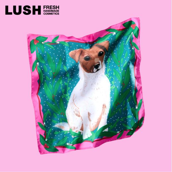 LUSH ルビー ノットラップ 限定 2025 プレゼント 風呂敷 ラッピング かわいい おしゃれ ...