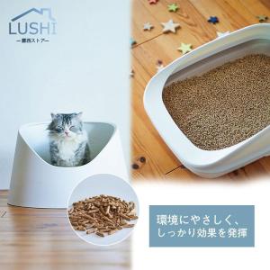 猫砂 紙 ペレット 飛び散り防止 トイレに流せる 固まる 流せる  脱臭 抗菌 再生パルプ ネコ砂 ...