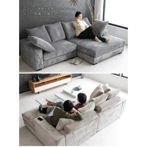 ソファ ソファー コーデュロイ 3人掛け カウ...の詳細画像2