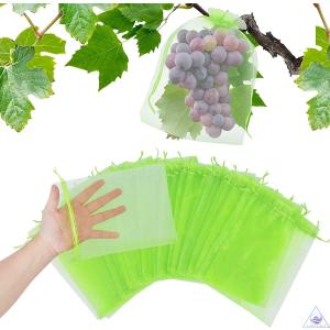防虫ネット 果実袋 ぶどう用 害虫 鳥よけ メッシュバッグ