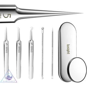 角栓取り 精密ピンセット 熱処理済み 汎用型ピンセット