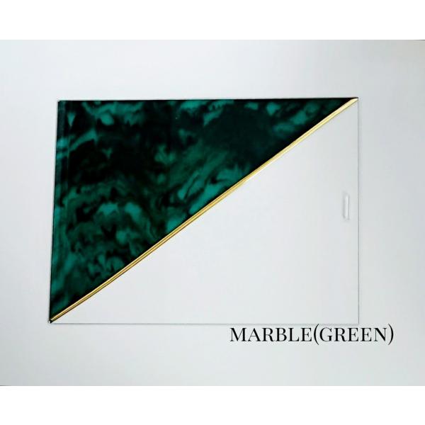 Ｌｕｓｔ　Ｃａｓｅ魅せる靴ケース　扉　マーブル　緑　ラグジュアリー　セレブ　モダン　インテリアディス...