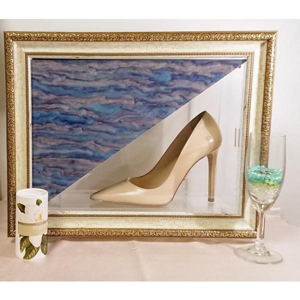 Ｌｕｓｔ　Ｃａｓｅ魅せる靴ケース　扉　モネ風　ラグジュアリー　セレブ　モダン　インテリア　ディスプレ...